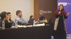 suasana pelatihan jurnalis tentang hak kesehatan seksual dan reproduksi - Rutgers Indonesia