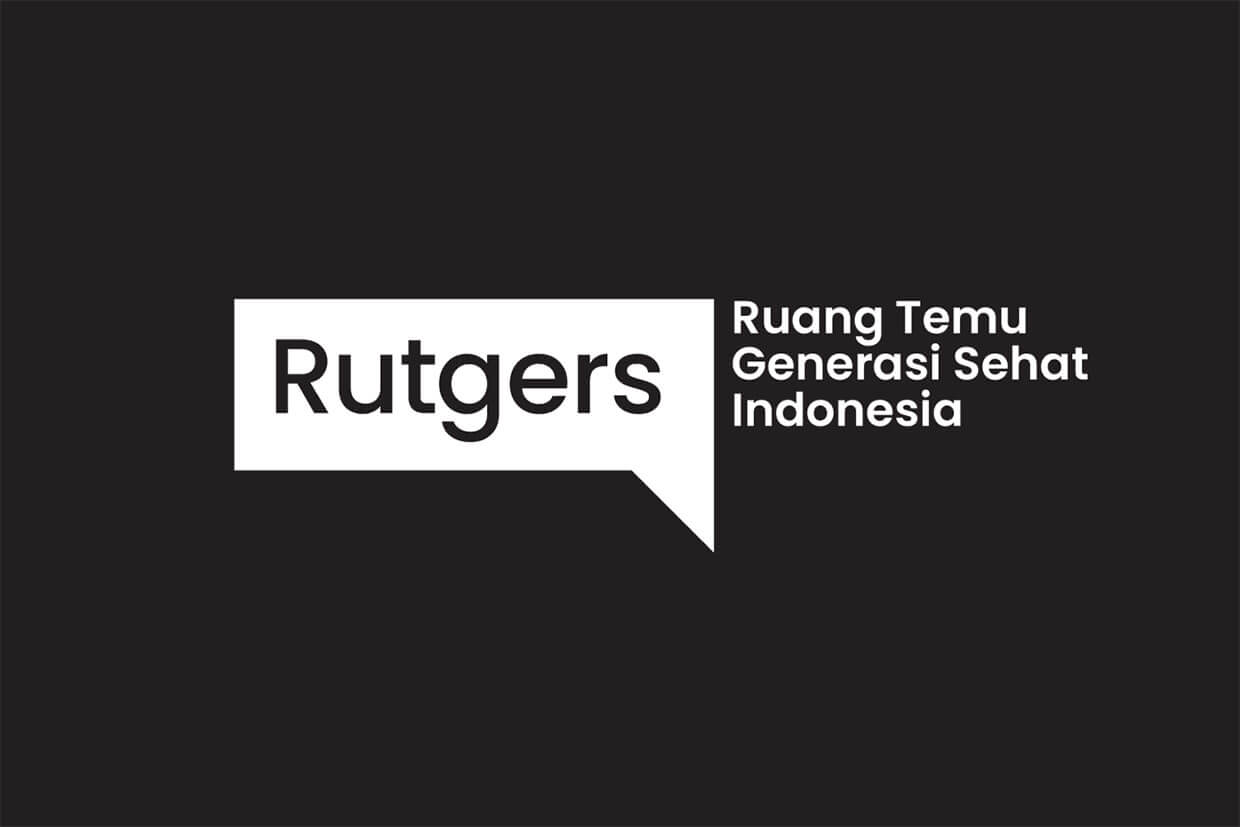 Rutgers Indonesia Logo - White Black BG